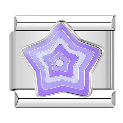 Star & Planet Italian Charms — Saturn, Shooting Stars, Galaxy & Cosmic Bracelet Links