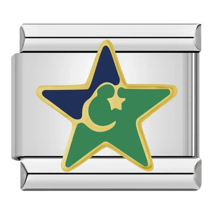 Star & Planet Italian Charms — Saturn, Shooting Stars, Galaxy & Cosmic Bracelet Links