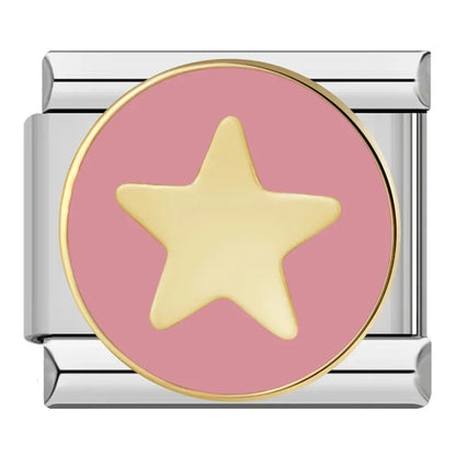 Star & Planet Italian Charms — Saturn, Shooting Stars, Galaxy & Cosmic Bracelet Links