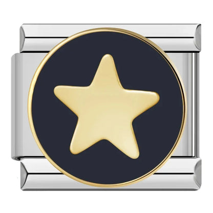 Star & Planet Italian Charms — Saturn, Shooting Stars, Galaxy & Cosmic Bracelet Links