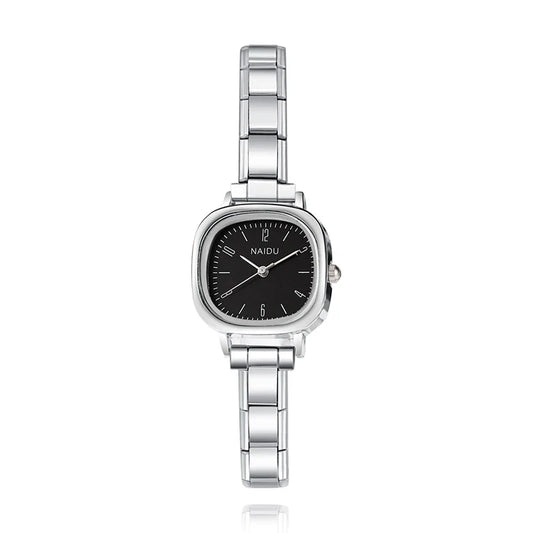 Elegant Soft Square Watch with Numbers