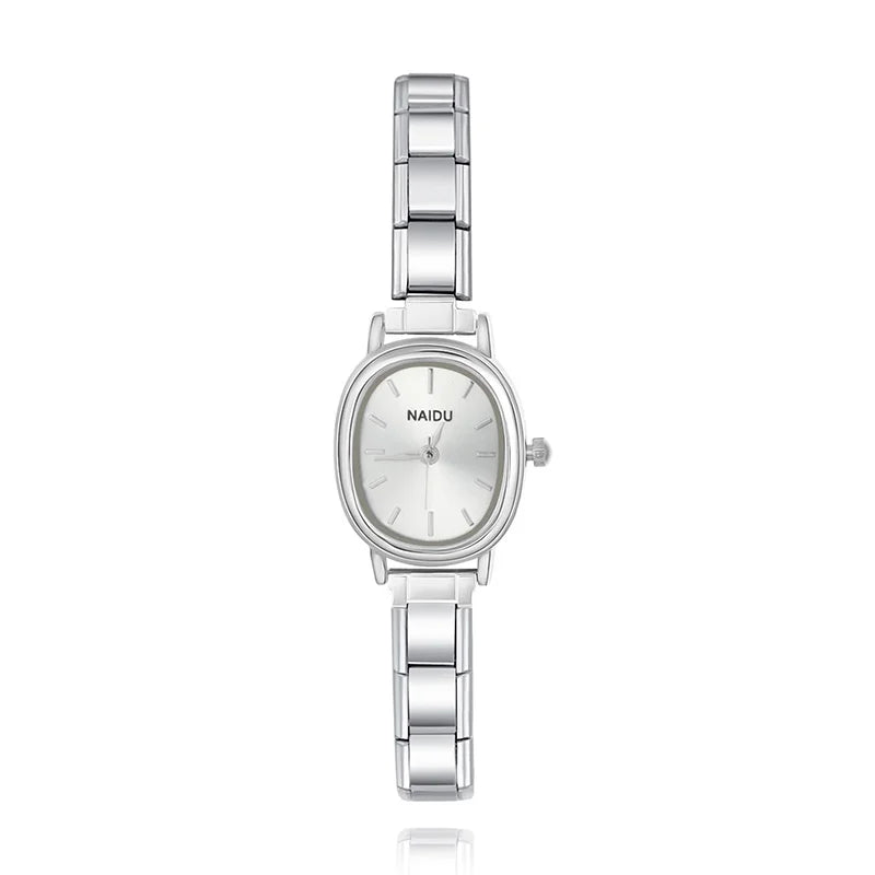 Stainless Steel Oval Watch G012