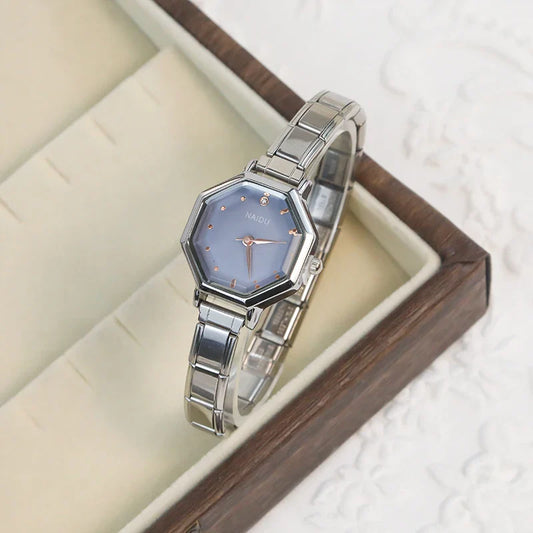 Stainless Steel Octagon Watch G027