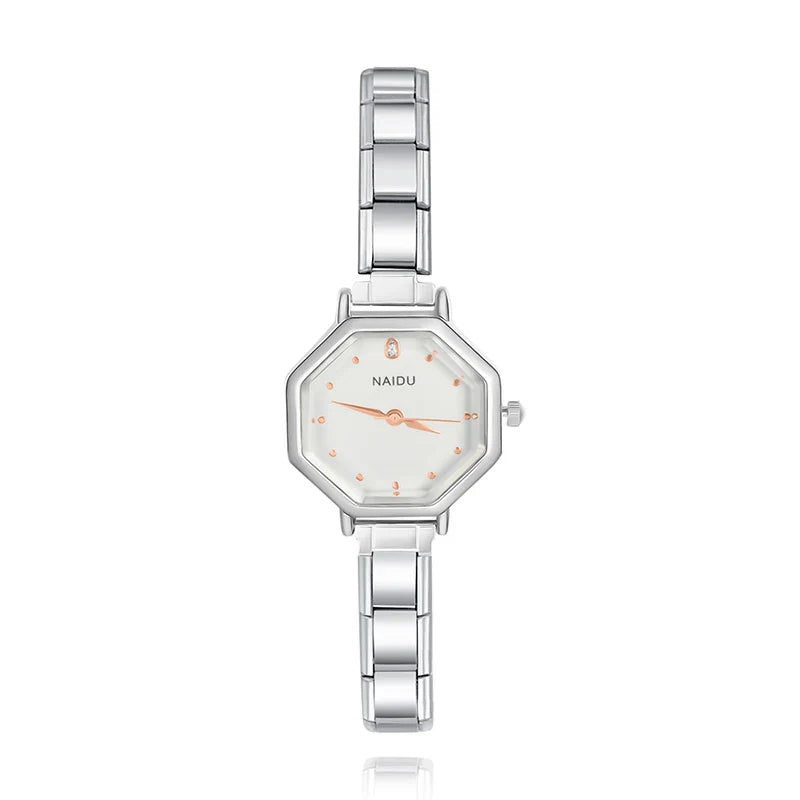 Stainless Steel Octagon Watch G027