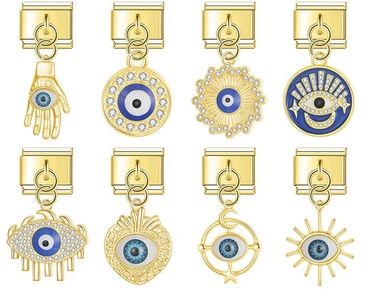 Gold Color Eye Round DJ1423