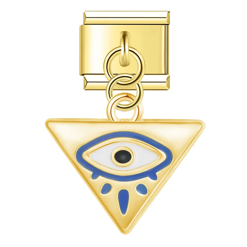 Gold Color Eye Round DJ1423