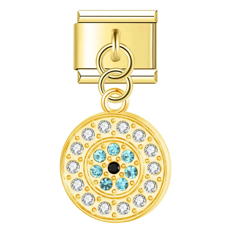 Gold Color Eye Round DJ1423