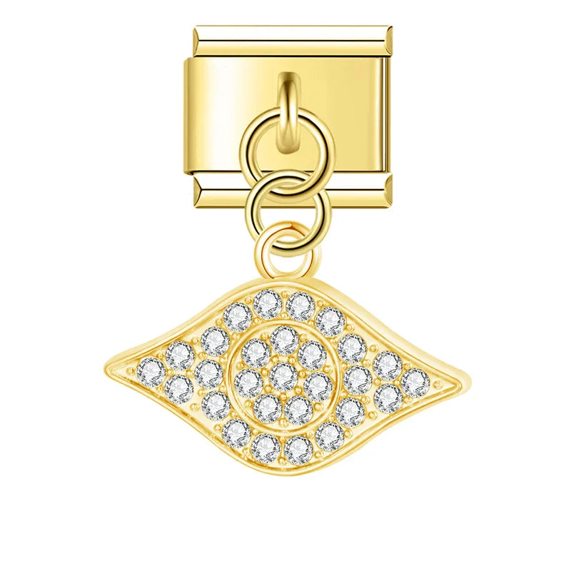Gold Color Eye Round DJ1423