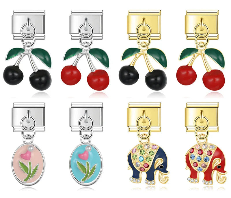 Tulip Flower Cherry Elephant DJ1416