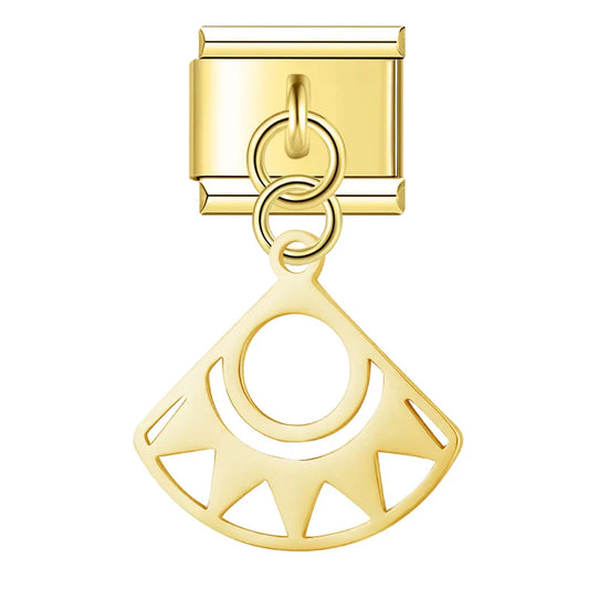 Modern Art Cutout Dangle Charms