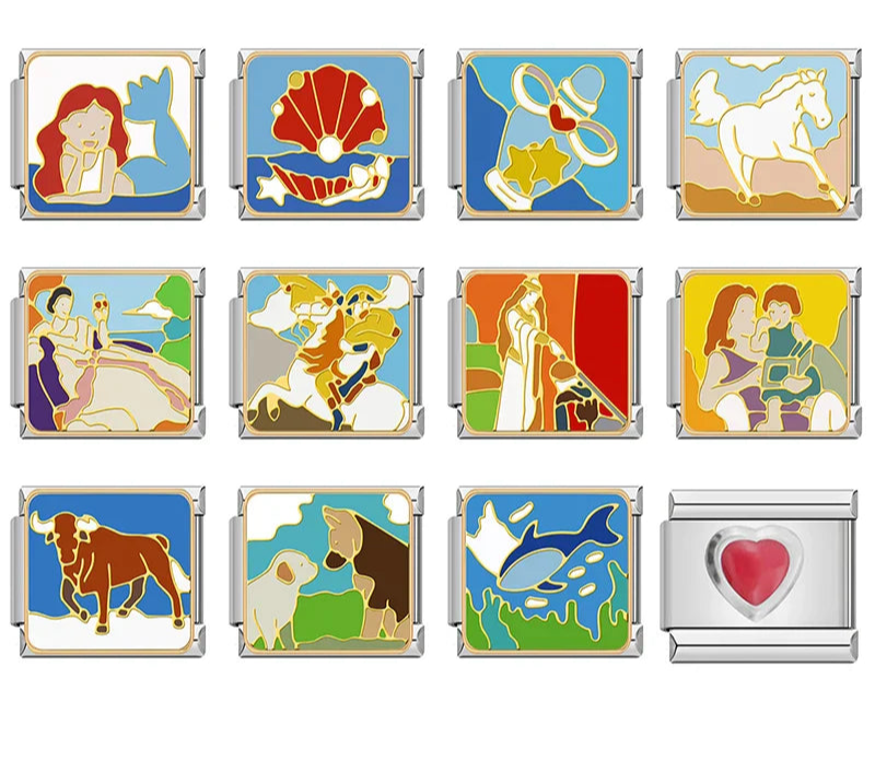 Horse Dog Mermaid Knight DJ1442