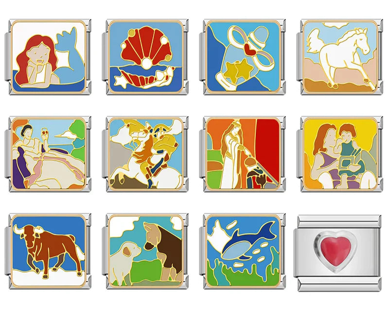 Horse Dog Mermaid Knight DJ1442