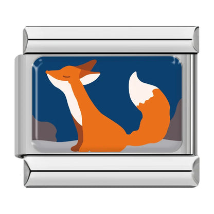 Scenic Landscapes & Nature Animals Italian Charms — Painterly Wildlife & Countryside Bracelet Links