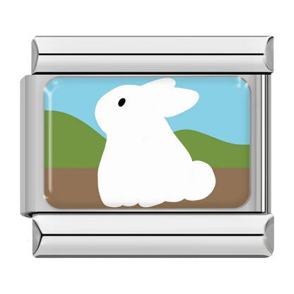 Scenic Landscapes & Nature Animals Italian Charms — Painterly Wildlife & Countryside Bracelet Links