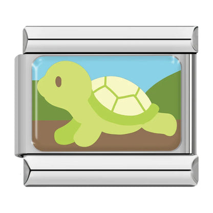 Scenic Landscapes & Nature Animals Italian Charms — Painterly Wildlife & Countryside Bracelet Links