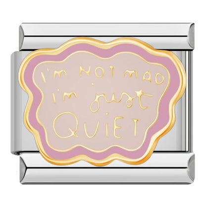 Flower, Slogan & Best Buddies Italian Charms — Good Vibes, Movie Magic, Growth & More