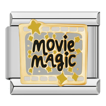 Flower, Slogan & Best Buddies Italian Charms — Good Vibes, Movie Magic, Growth & More