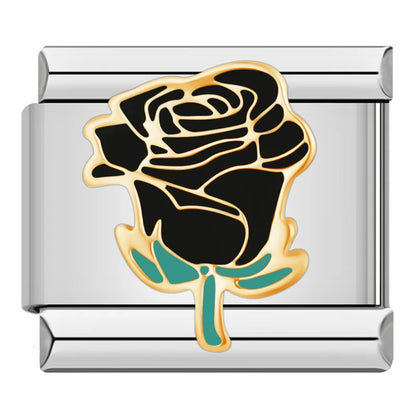 Flower, Slogan & Best Buddies Italian Charms — Good Vibes, Movie Magic, Growth & More