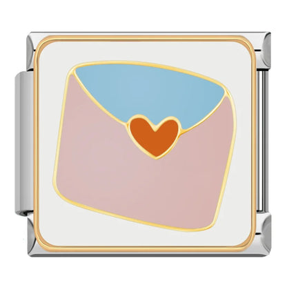 Sweet Romance & Valentine's Italian Charms — Heart Lock, Cupid, Bow & Arrow, Love Letter & More