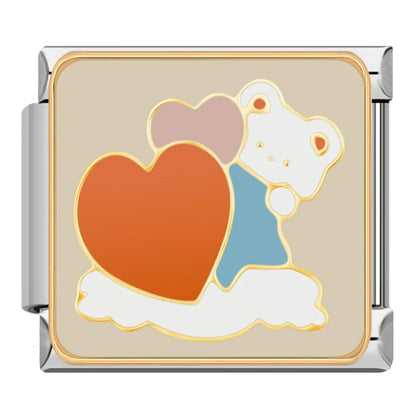 Sweet Romance & Valentine's Italian Charms — Heart Lock, Cupid, Bow & Arrow, Love Letter & More