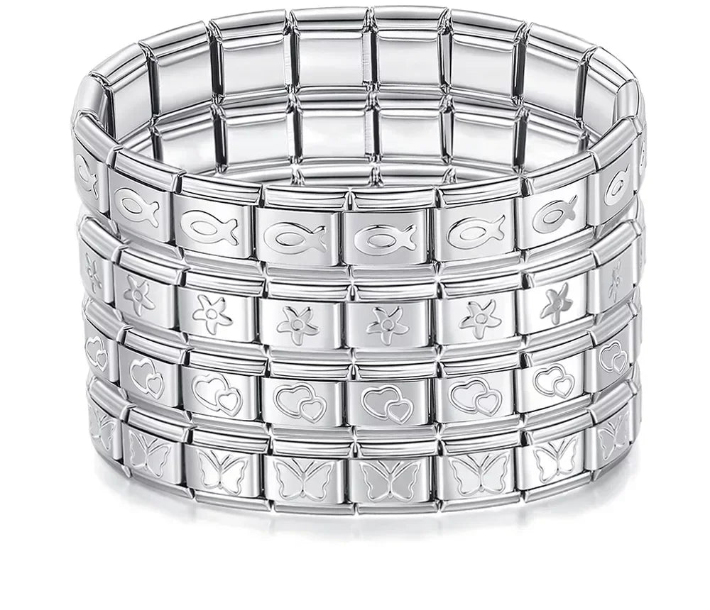 Heart Flower Angle Butterfly Bracelet G029