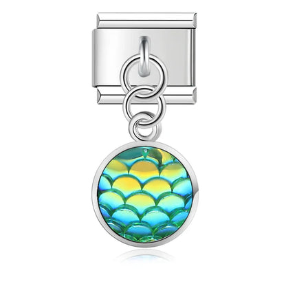 Enamel Lemon & Citrus Dangle Charm