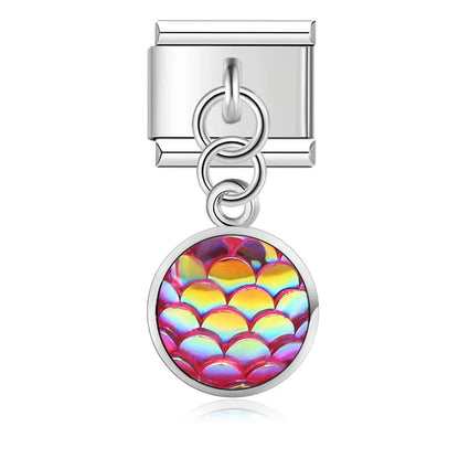 Enamel Lemon & Citrus Dangle Charm