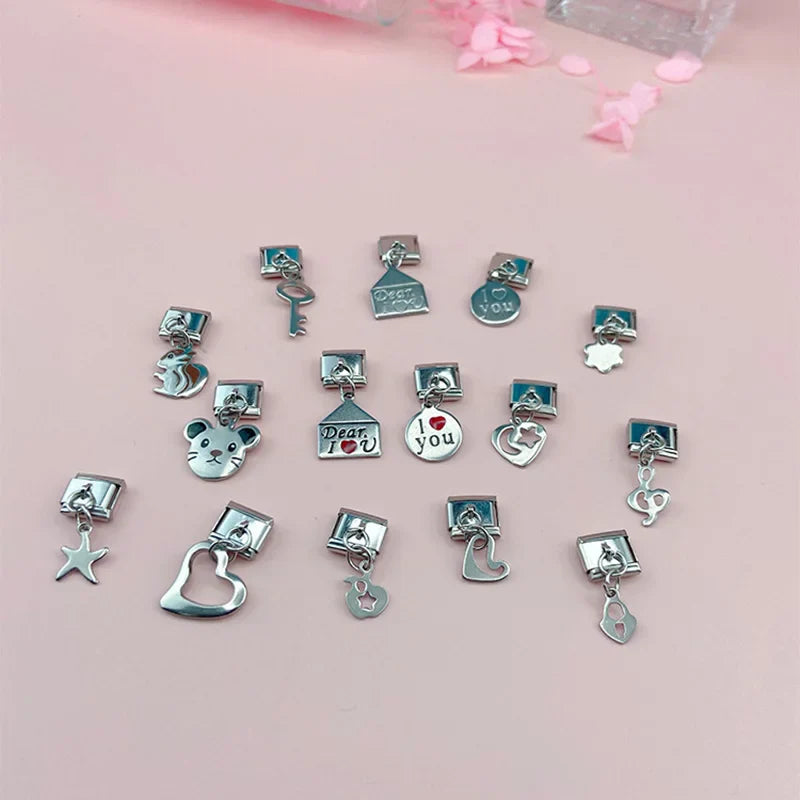 9mm Width New Original Daisy I Love You Heart Flower DJ047