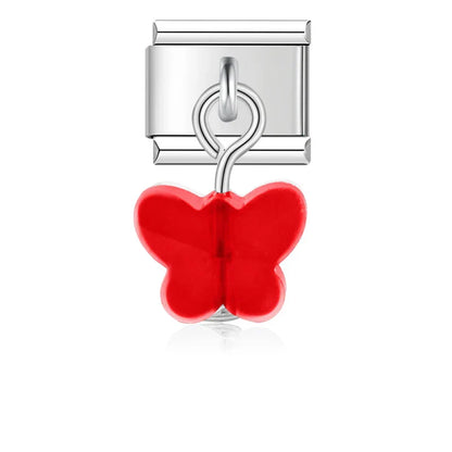 Enamel Lemon & Citrus Dangle Charm