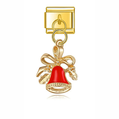Christmas themed :Tree Snowman Deer Santa Claus silver&gold