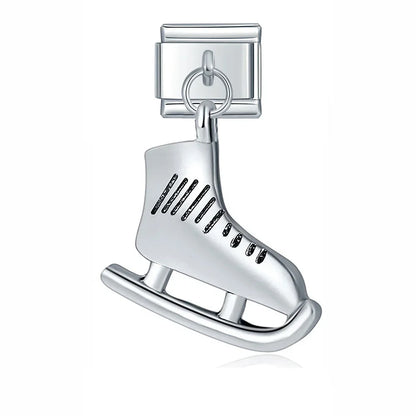 Christmas themed :Tree Snowman Deer Santa Claus silver&gold