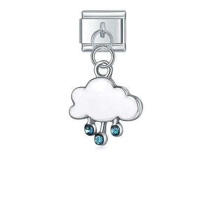 Enamel Watermelon Slice Dangle Charm