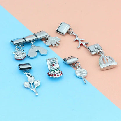 Enamel Watermelon Slice Dangle Charm