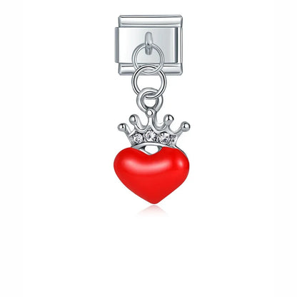 Enamel Watermelon Slice Dangle Charm