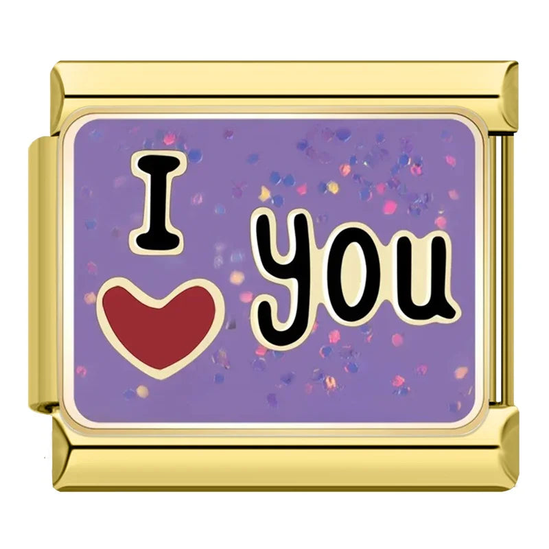 I Love Heart Golden DJ1404-B