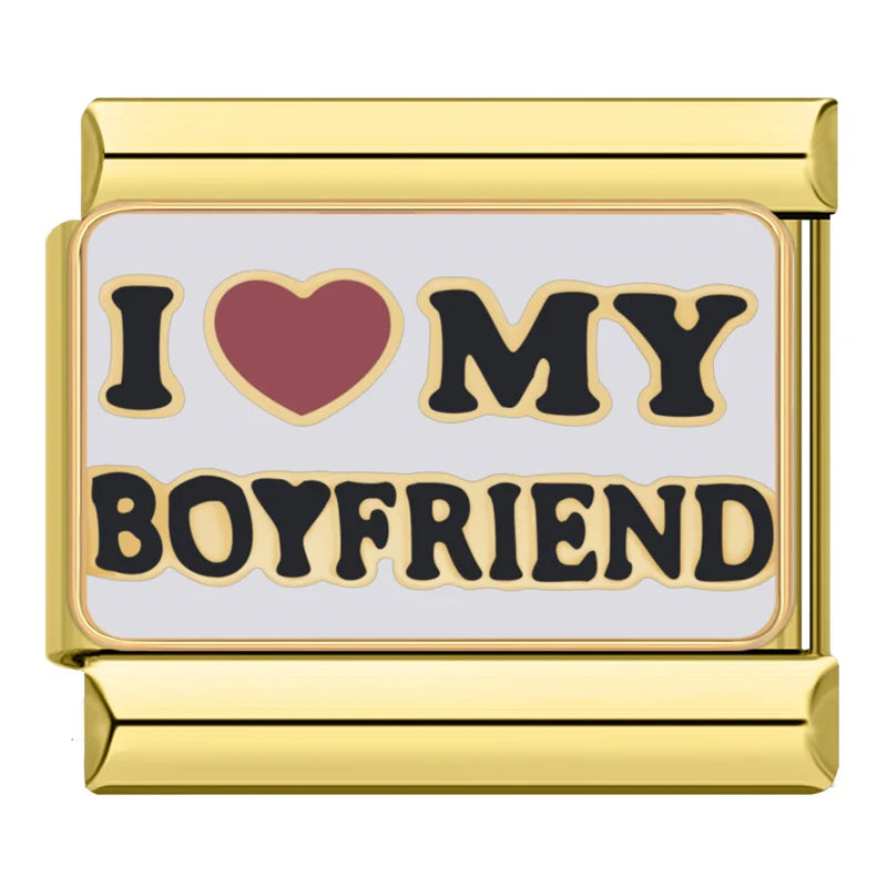 I Love Heart Golden DJ1404-B