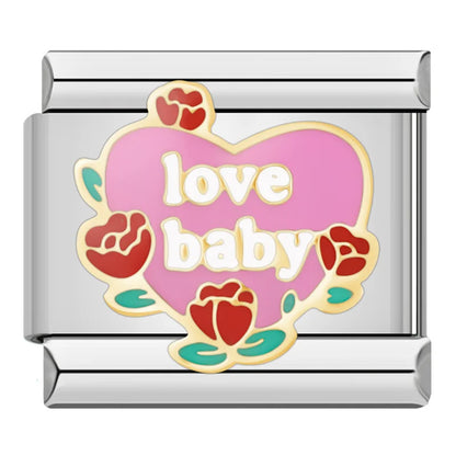 Floral Meadow & Sentimental Moments Italian Charms — Garden, Memory & Nature Bracelet Links