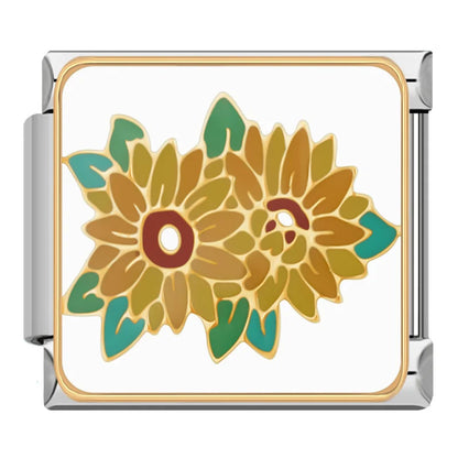 Floral Meadow & Sentimental Moments Italian Charms — Garden, Memory & Nature Bracelet Links