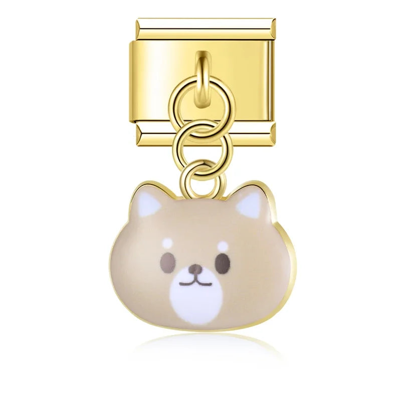 Gold Color Cute Cat DJ672