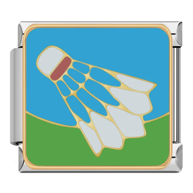 Hapiship Sports Running Yoga Ballet Italian Charm Links DJ1243-A