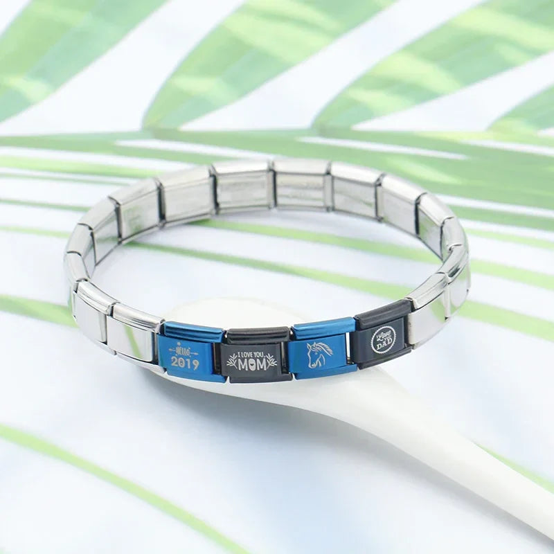 Black Blue Crown Animal Love Mom Dad DJ445