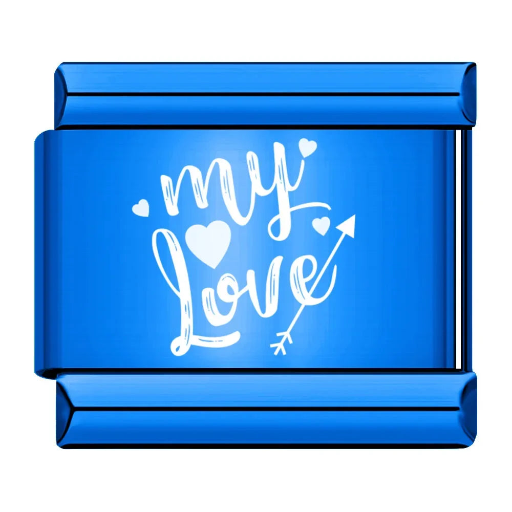 Black Blue Crown Animal Love Mom Dad DJ445