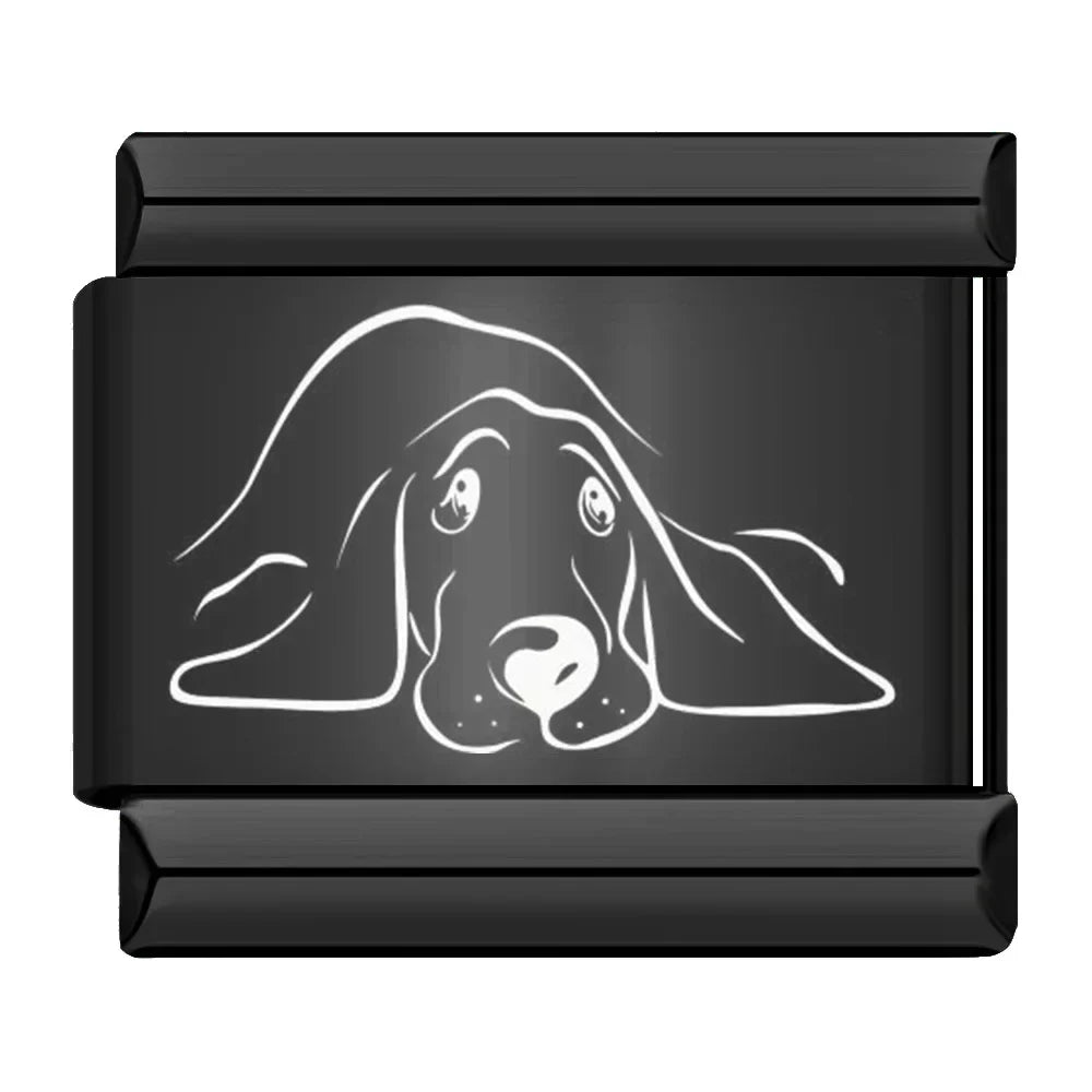 Black Blue Crown Animal Love Mom Dad DJ445