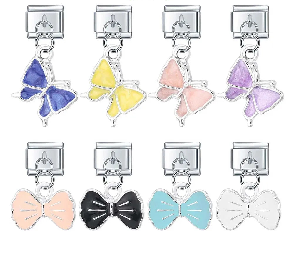 Colour Glaze Butterfly Bowknot DJ437