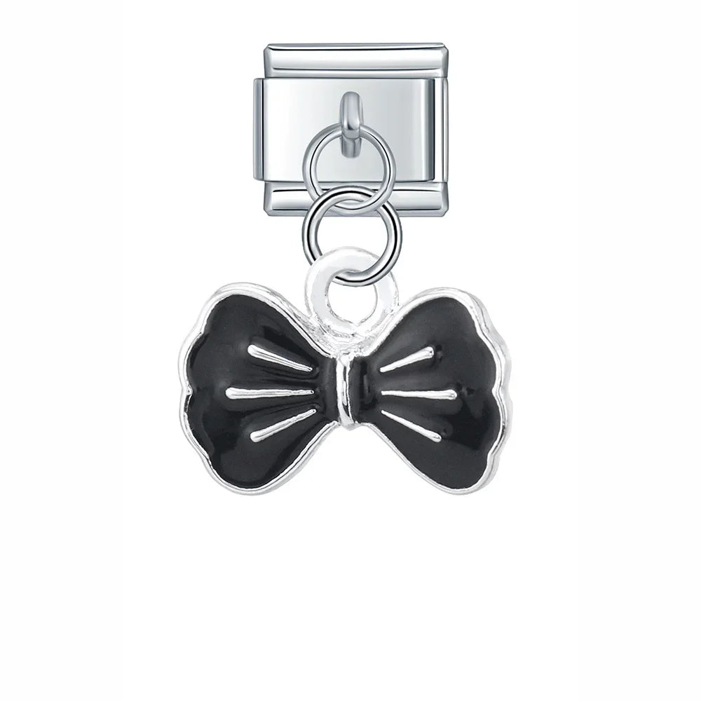 Colorful Butterfly&Bowknot dangle charms
