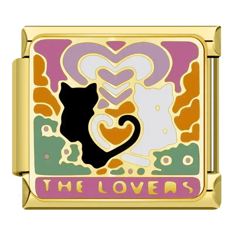 Flower Spider Poker Heart Sports Car  Golden   DJ1373-C