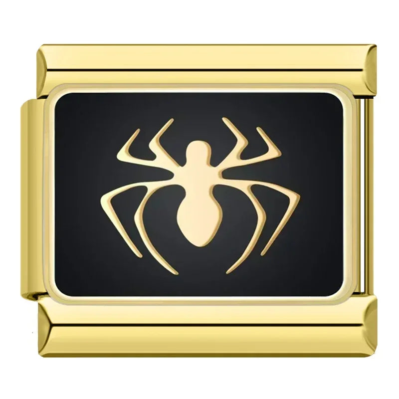 Flower Spider Poker Heart Sports Car  Golden   DJ1373-C