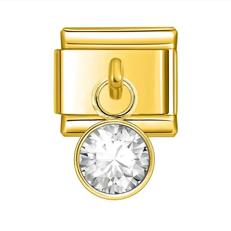 Gold 12 Month Birthday Colour Shiny DJ402