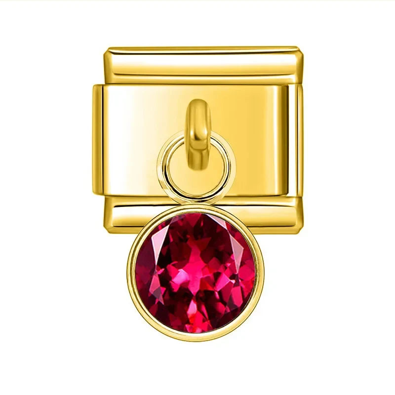 Gold 12 Month Birthday Colour Shiny DJ402