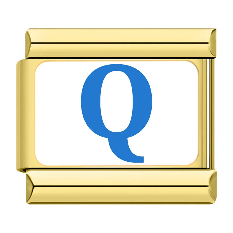 Golden Colorful 26 English Letters TZ042